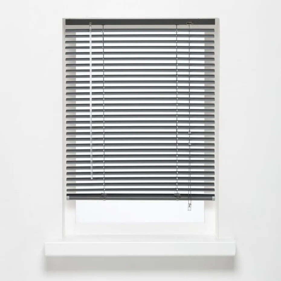 Aluminium Jaloezie Jade Antraciet 25mm 100x175 cm