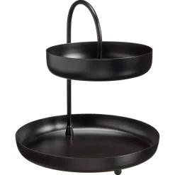 Badkamer Accessoire Zwart - Ø25x28 cm