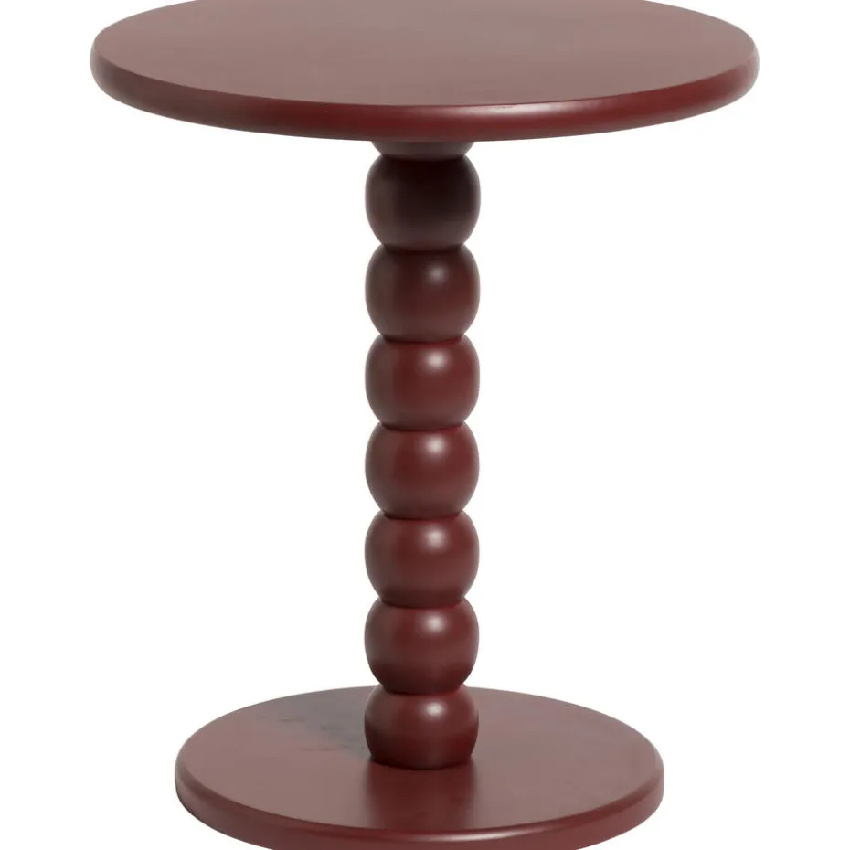 Bijzettafel Andria Bordeaux Ø40
