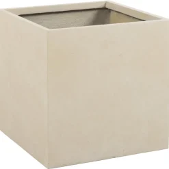 Bloempot Square Taupe - 55x55 cm