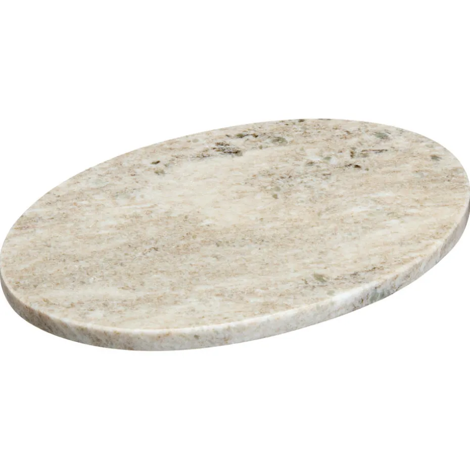 Decoratieplateau Organisch Marmer Beige - Ø30 cm