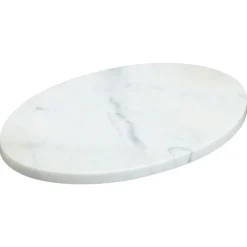 Decoratieplateau Organisch Marmer Wit - Ø30 cm