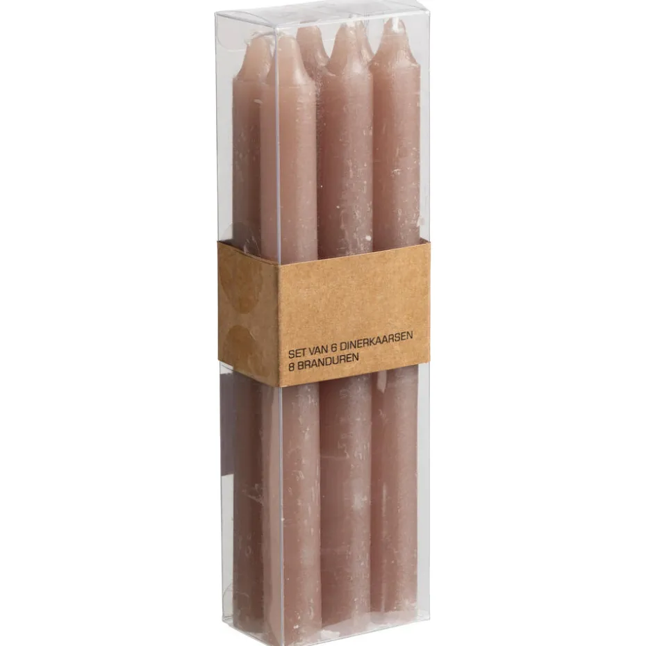 Dinerkaars Taupe 6 Stuks