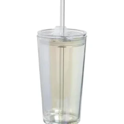 Drinkbeker Met Rietje Holo - 650 ml