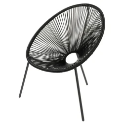 Fauteuil Floridia Zwart