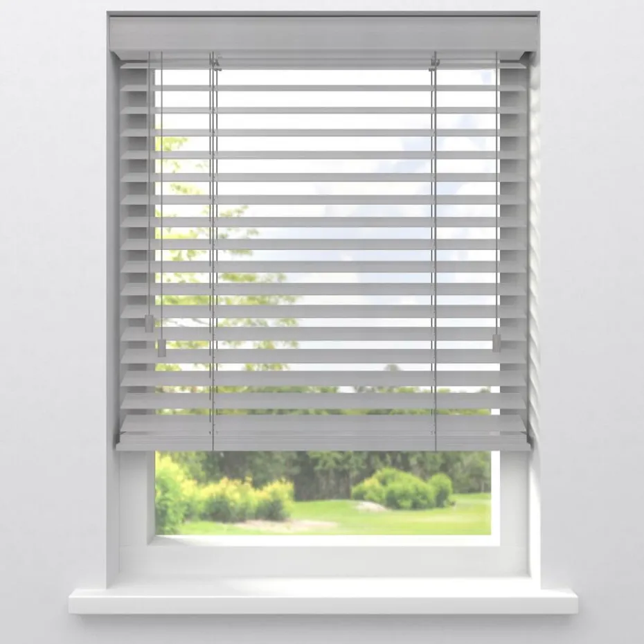 Fenstr Bamboe Jaloezie Tijl Wit 65mm