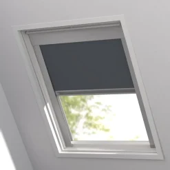 Fenstr Dakraam Rolgordijn Dave Antraciet Verduisterend