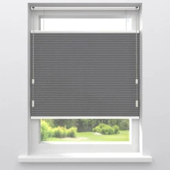 Fenstr Dubbel Plisségordijn Elin Grijs Verduisterend