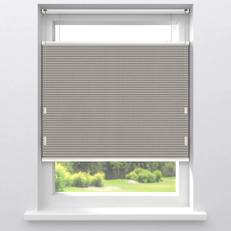 Fenstr Dubbel Plisségordijn Elin Zand Verduisterend