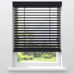 Fenstr Houten Jaloezie Theun Zwart 65mm