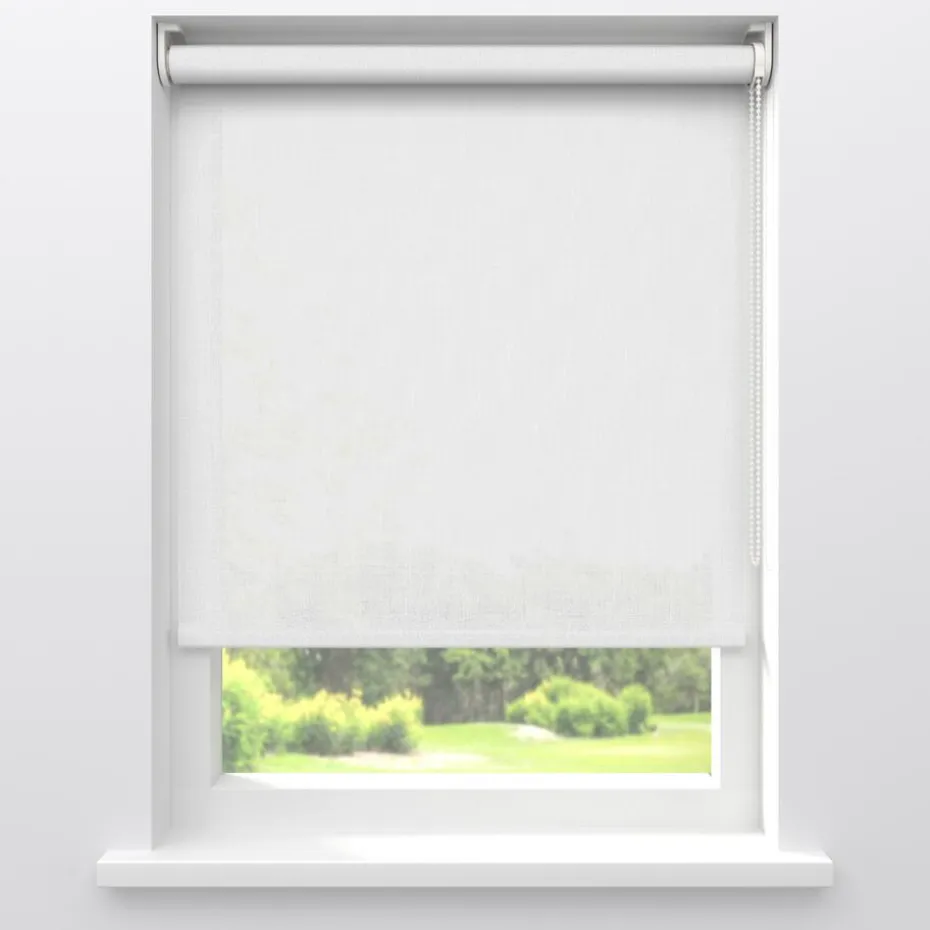 Fenstr Rolgordijn Livia Wit Transparant