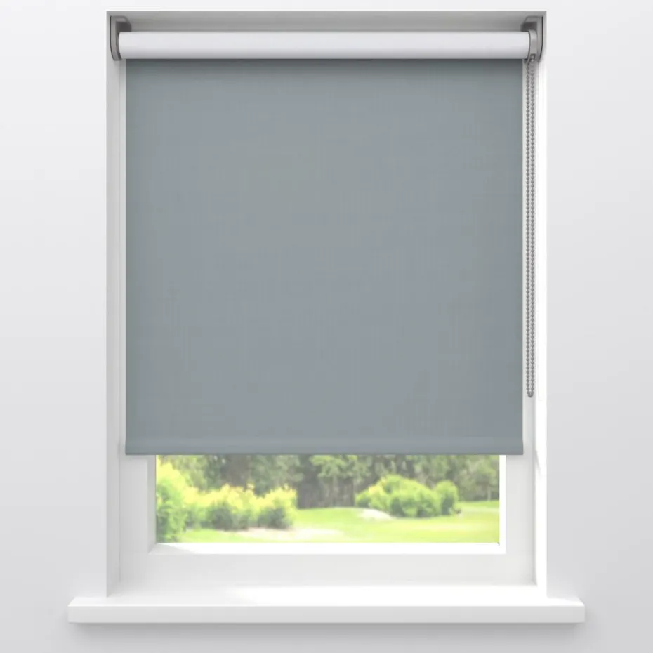 Fenstr Rolgordijn Noor Staalgrijs Verduisterend