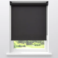 Fenstr Rolgordijn Senna Antraciet Lichtdoorlatend