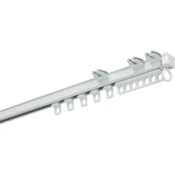 Gordijnrailset Wit Metaal 150 cm