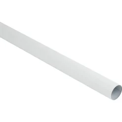 Gordijnroede 240 cm Wit Metaal Ø28mm