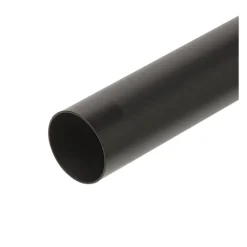 Gordijnroede 200 cm Zwart Metaal - Ø28mm