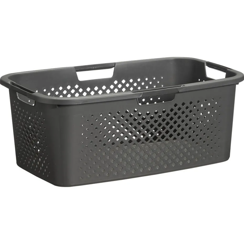 Heupwasmand Rattan Ruit Antraciet 40 Liter