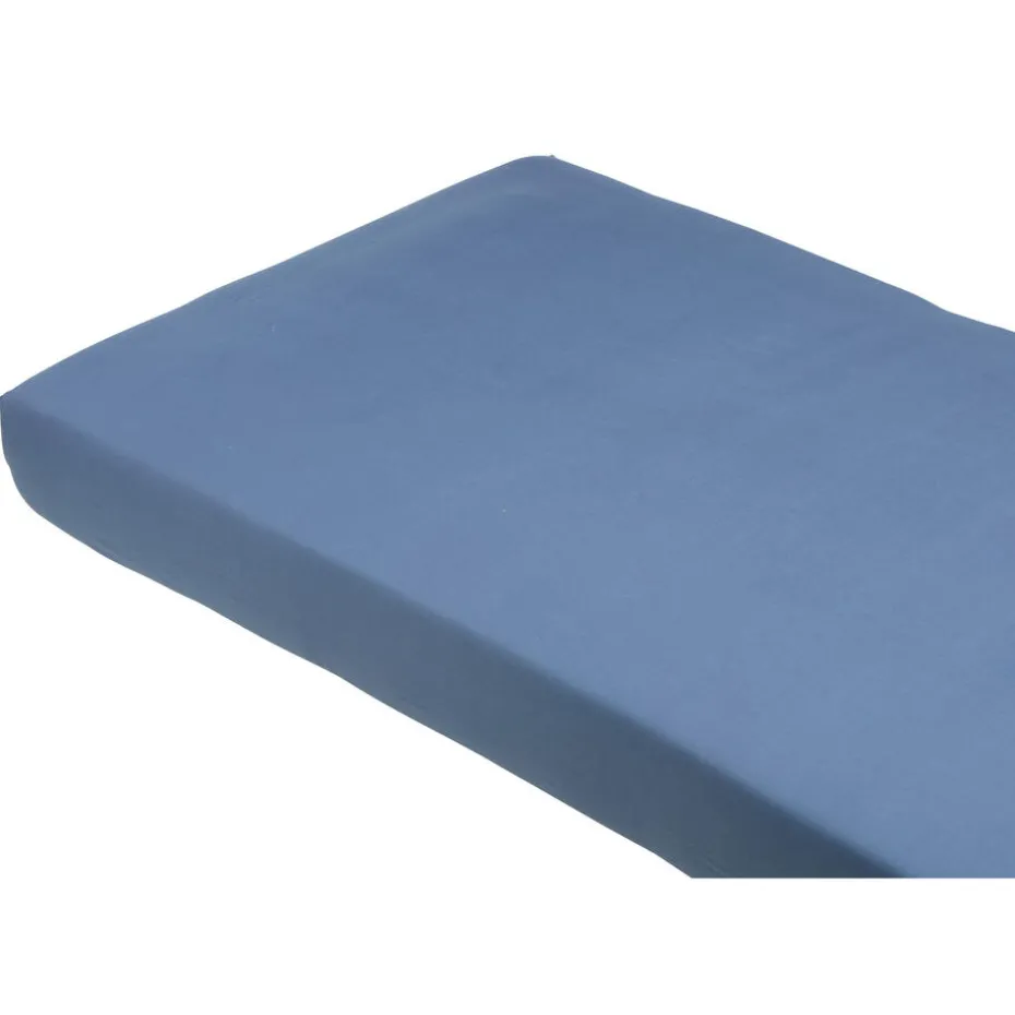 Hoeslaken Katoen Blauw - 90x200cm