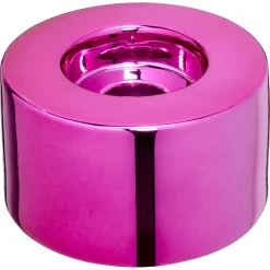 Kandelaar Metallic Pink - 5,1 cm ø 9x5 cm
