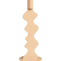 Kandelaar Wave Koraalrood - 26 cm