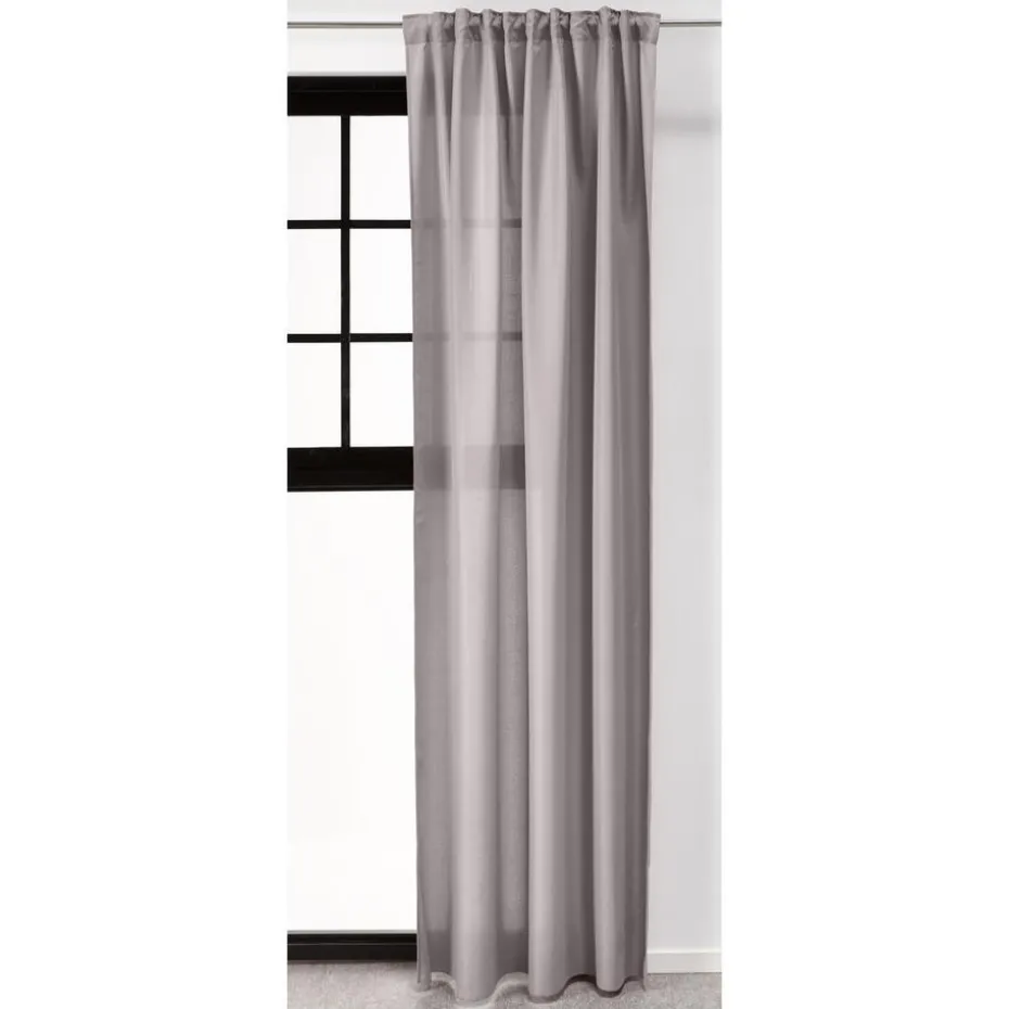 Kant en klaar gordijn Charon Lichtgrijs