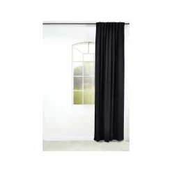 Kant en klaar gordijn Luna Zwart
