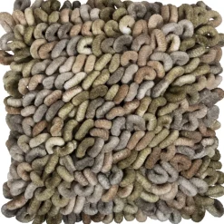 Kussen Lusso Donkergroen 43x43 cm