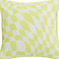 Kussen Wave Blocks Groen 45x45 cm