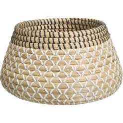 Mand Hayle Naturel - ø 20x13 cm