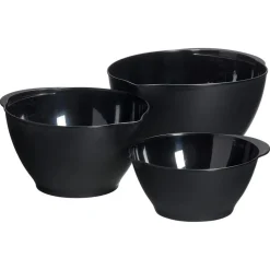 Mengkommen Zwart 3 Stuks