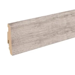 Plint Wit Eiken MDF 6 cm