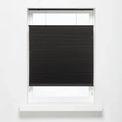 Plisségordijn Dae Zwart 80x175 cm