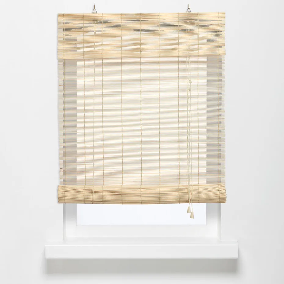 Rolgordijn Bamboe Naturel 150x160 cm