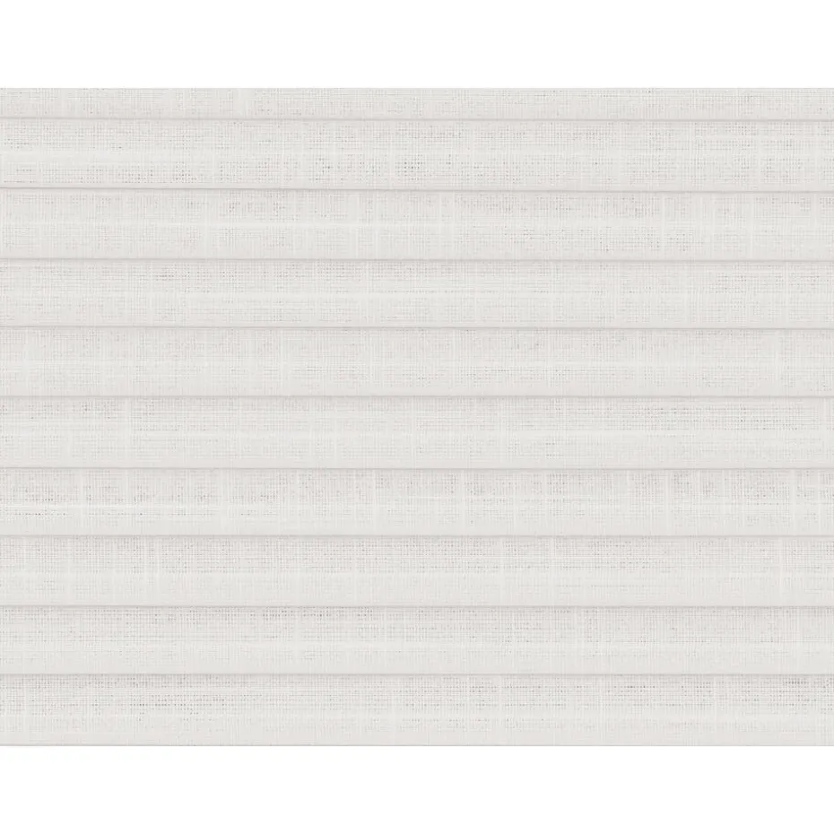 Staal Dubbel Plissé Lou Wit