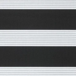 Staal Duorolgordijn Dean Zwart