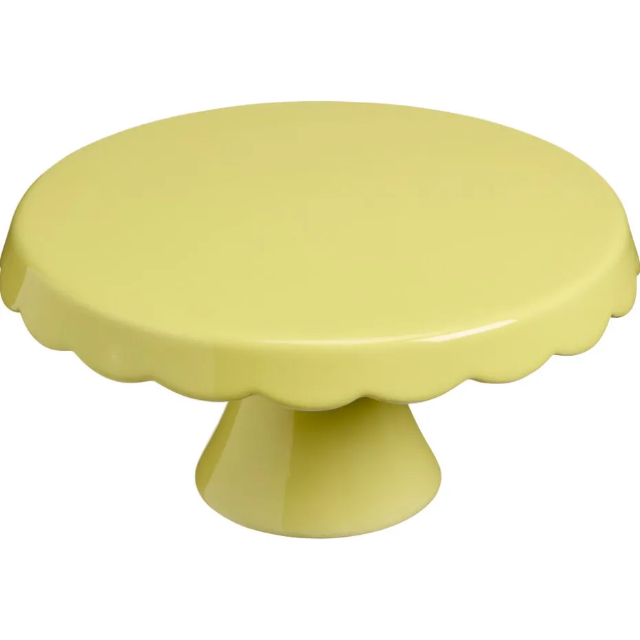 Taartplateau Vita Geel 鈱€25cm