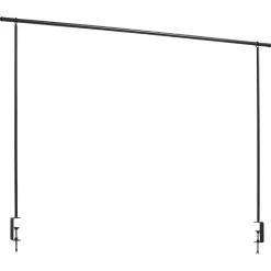 Tafelklem - 140-250x90 cm - Uitschuifbaar - Zwart