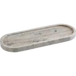 Tray Badkamer Ovaal Marmer Beige
