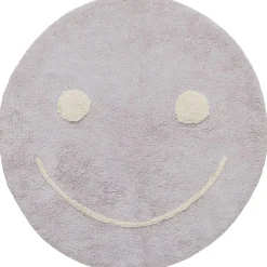 Vloerkleed Smiley Lila