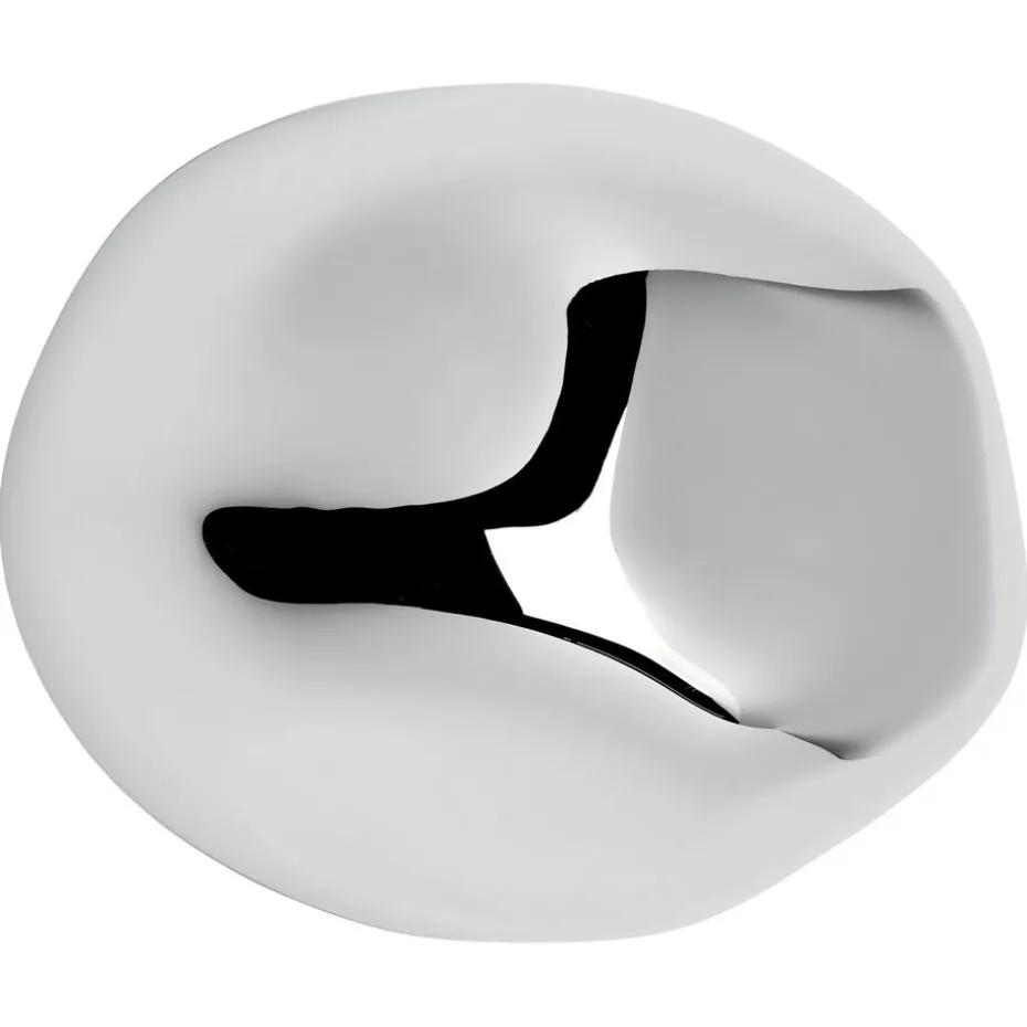 Wanddecoratie Stone Metallic/Holo - 15x12x8 cm