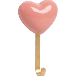 Wandhaak Hart Roze