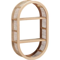 Wandkast Ovaal Naturel