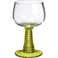 Wijnglas Ribbel Lime/Groen - 230 ml